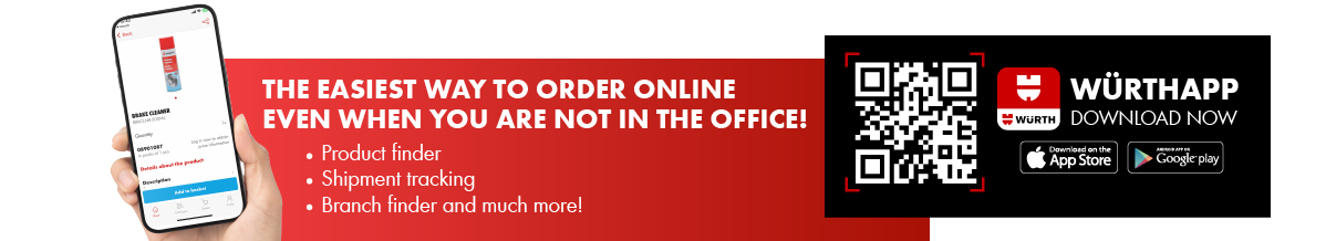 WürthApp banner footer